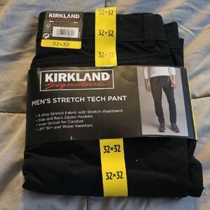 Kirkland Men's Black Stretch Tech Pants